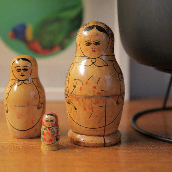 Vintage Russian Nesting Dolls - Jackdaw Living