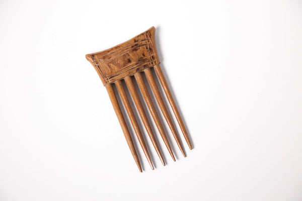 Vintage African Wooden Comb (B) - Jackdaw Living